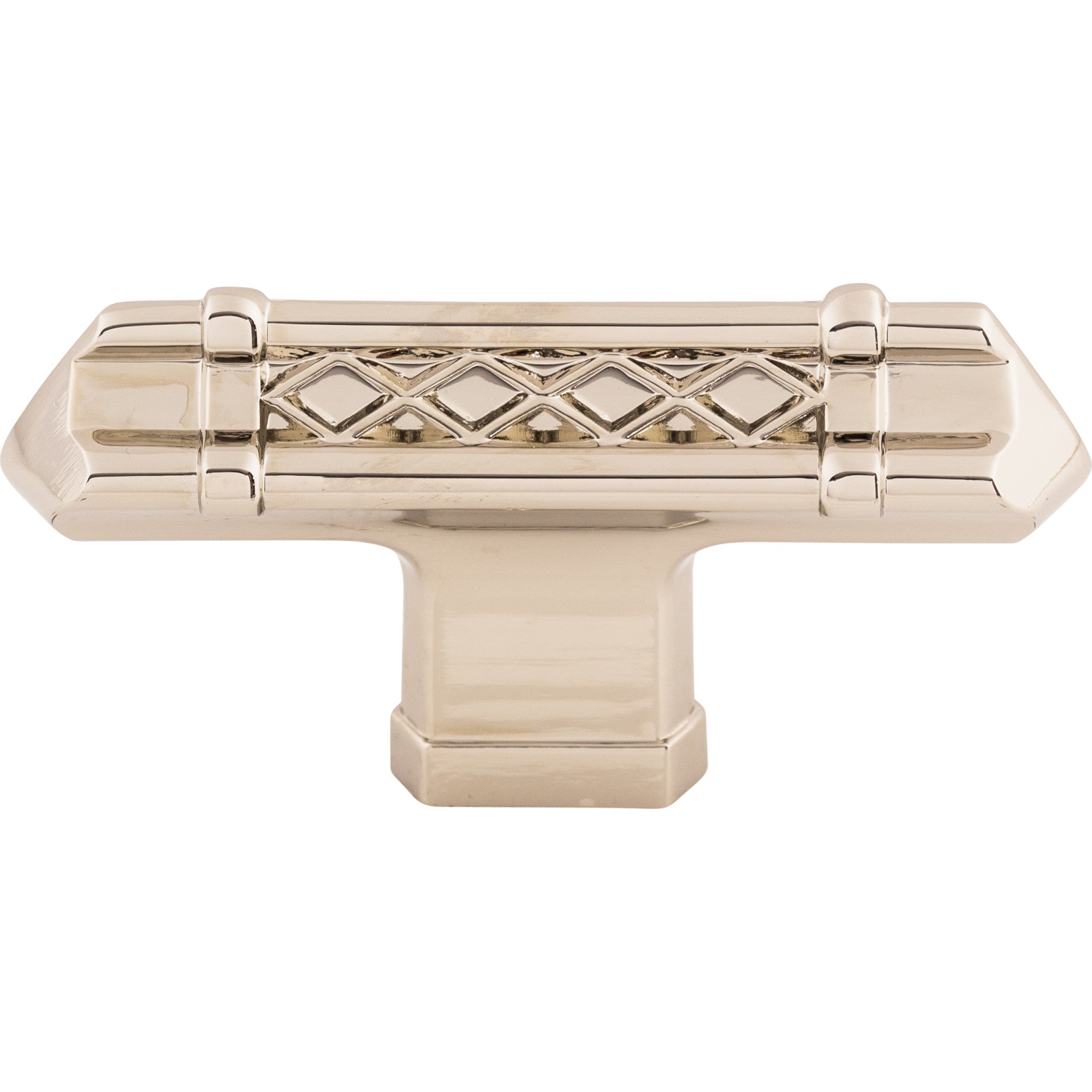 Worldwide Flooring Design Center Tower Bridge T-Handle 2 5/8 Inch Polished Nickel Tower Bridge T-Handle 2 5/8 Inch Polished Nickel Top Knobs Decorative Hardware