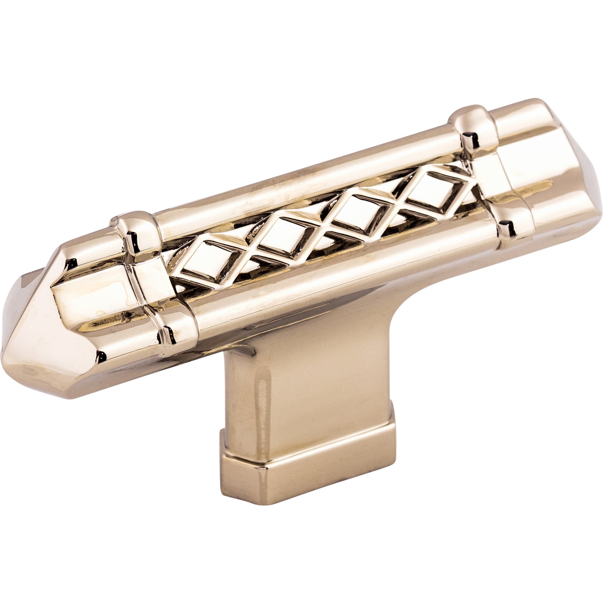 Worldwide Flooring Design Center Tower Bridge T-Handle 2 5/8 Inch Polished Nickel Tower Bridge T-Handle 2 5/8 Inch Polished Nickel Top Knobs Decorative Hardware