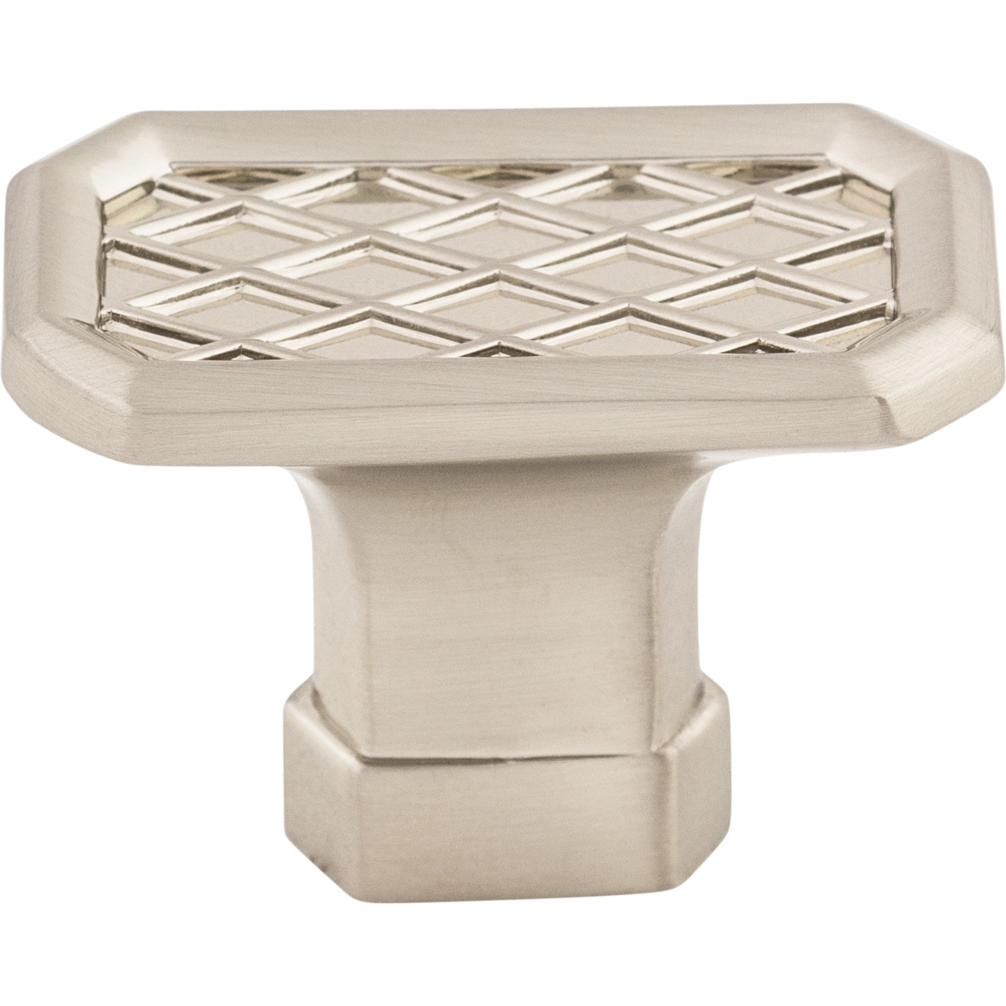 Worldwide Flooring Design Center Tower Bridge Knob 1 1/2 Inch Brushed Satin Nickel Tower Bridge Knob 1 1/2 Inch Brushed Satin Nickel Top Knobs Decorative Hardware