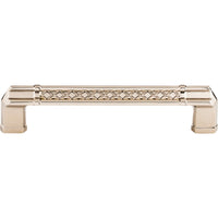 Worldwide Flooring Design Center Tower Bridge Pull 5 Inch (c-c) Polished Nickel Tower Bridge Pull 5 Inch (c-c) Polished Nickel Top Knobs Decorative Hardware