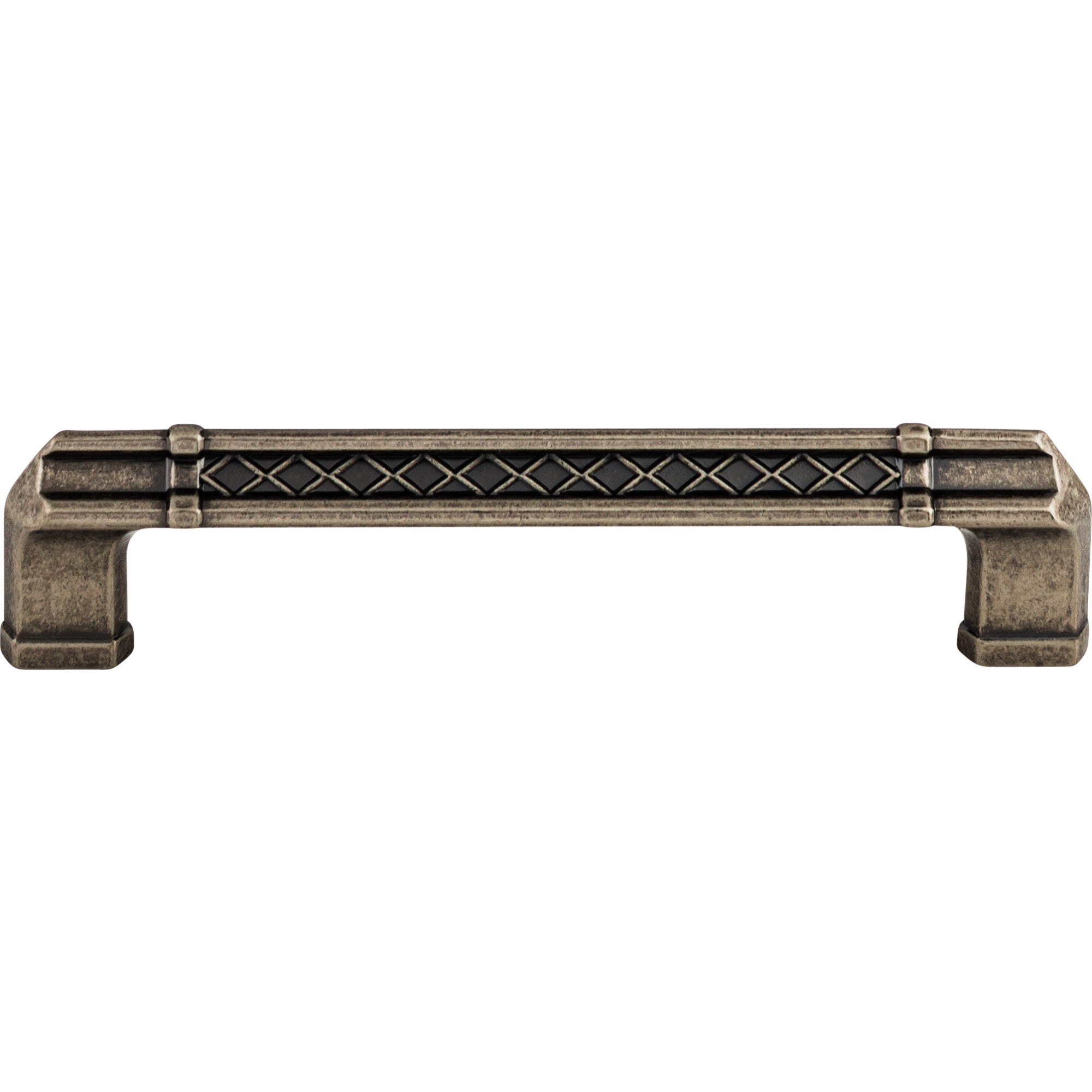 Worldwide Flooring Design Center Tower Bridge Pull 5 Inch (c-c) Pewter Antique Tower Bridge Pull 5 Inch (c-c) Pewter Antique Top Knobs Decorative Hardware