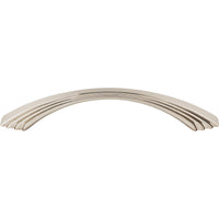 Worldwide Flooring Design Center Sydney Flair Pull 5 Inch (c-c) Brushed Satin Nickel Sydney Flair Pull 5 Inch (c-c) Brushed Satin Nickel Top Knobs Decorative Hardware