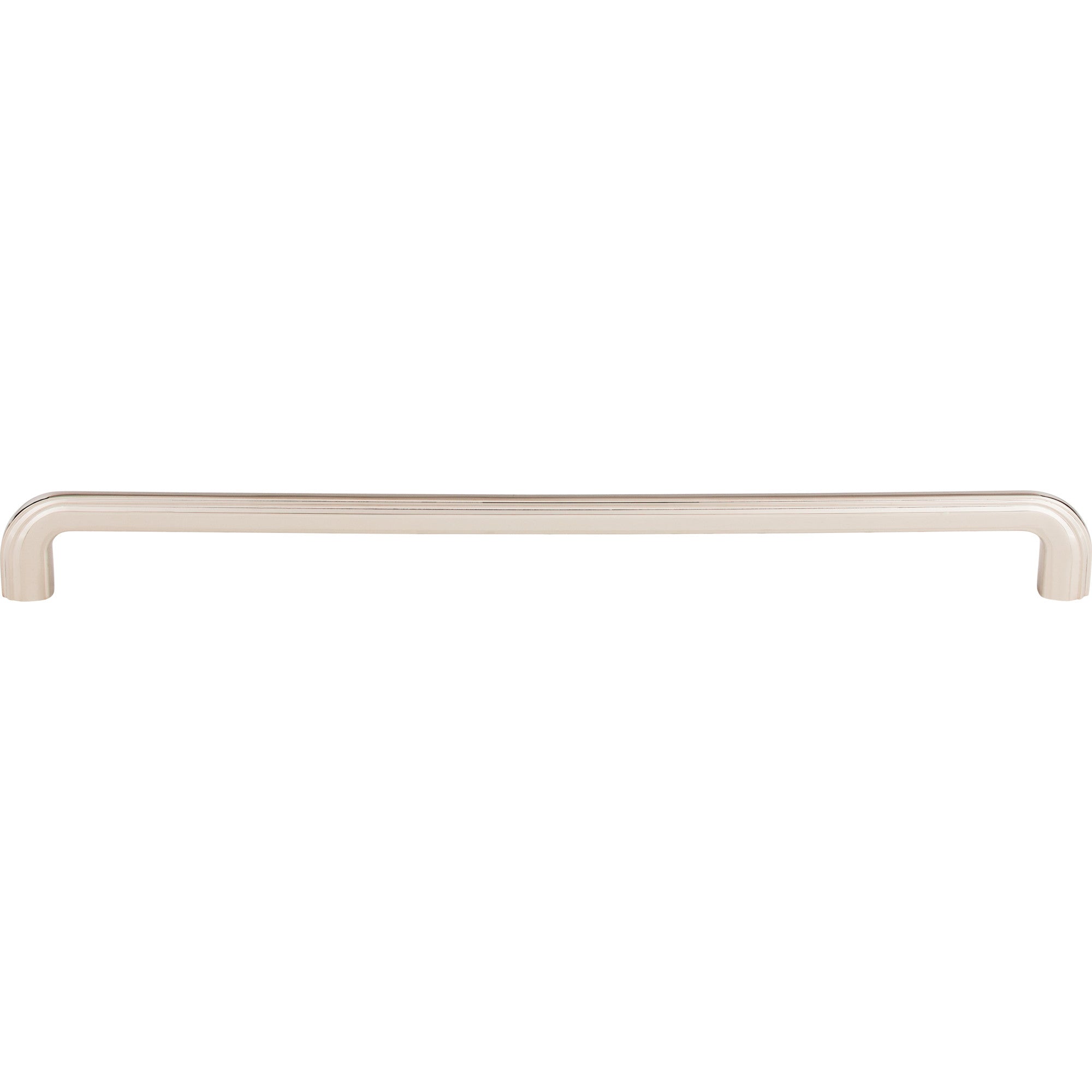 Worldwide Flooring Design Center Victoria Falls Pull 12 Inch (c-c) Polished Nickel Victoria Falls Pull 12 Inch (c-c) Polished Nickel Top Knobs Decorative Hardware