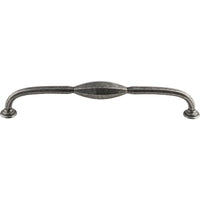 Worldwide Flooring Design Center Chareau (R) D Pull 8 13/16 Inch (c-c) Black Iron Chareau (R) D Pull 8 13/16 Inch (c-c) Black Iron Top Knobs Decorative Hardware