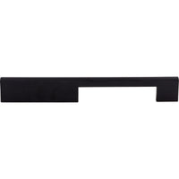 Worldwide Flooring Design Center Linear Pull 7 Inch (c-c) Flat Black Linear Pull 7 Inch (c-c) Flat Black Top Knobs Decorative Hardware