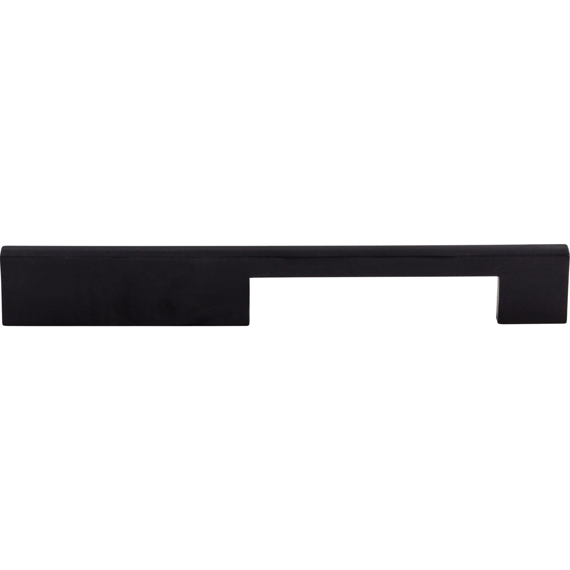 Worldwide Flooring Design Center Linear Pull 7 Inch (c-c) Flat Black Linear Pull 7 Inch (c-c) Flat Black Top Knobs Decorative Hardware