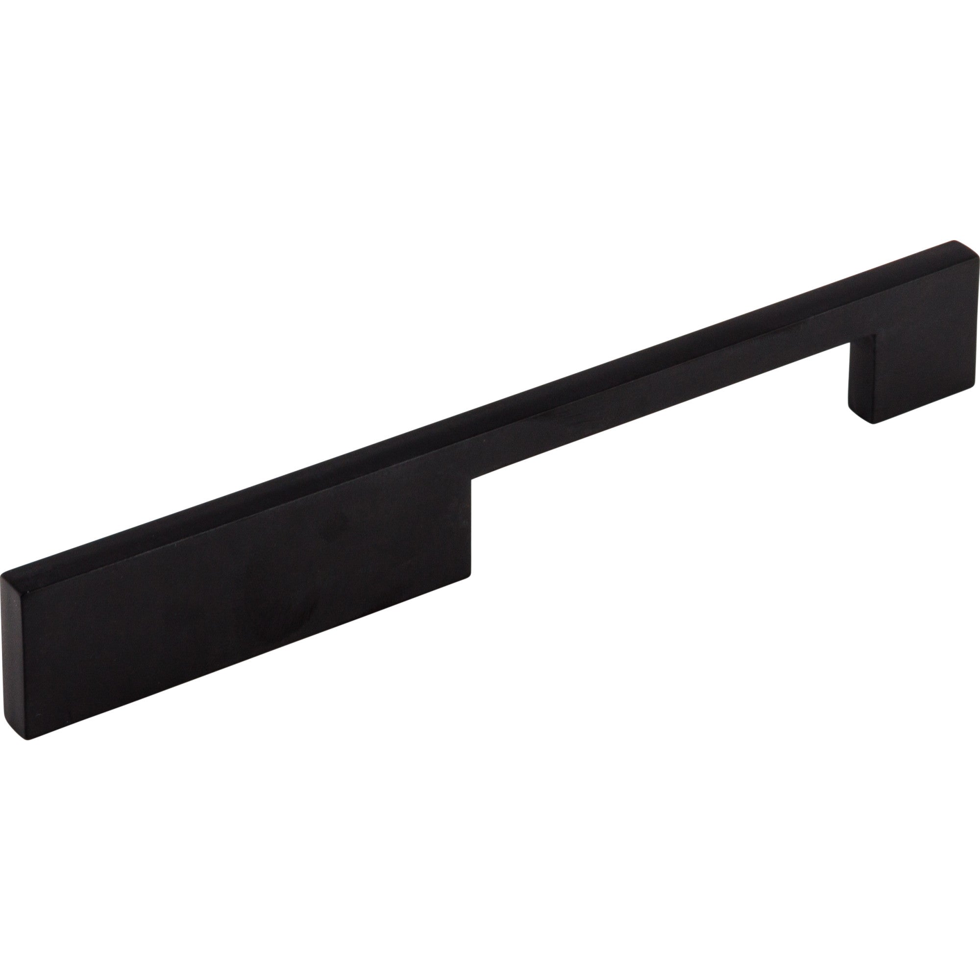 Worldwide Flooring Design Center Linear Pull 7 Inch (c-c) Flat Black Linear Pull 7 Inch (c-c) Flat Black Top Knobs Decorative Hardware