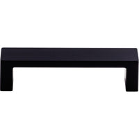 Worldwide Flooring Design Center Modern Metro Pull 3 3/4 Inch (c-c) Flat Black Modern Metro Pull 3 3/4 Inch (c-c) Flat Black Top Knobs Decorative Hardware