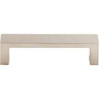 Worldwide Flooring Design Center Modern Metro Pull 3 3/4 Inch (c-c) Brushed Satin Nickel Modern Metro Pull 3 3/4 Inch (c-c) Brushed Satin Nickel Top Knobs Decorative Hardware
