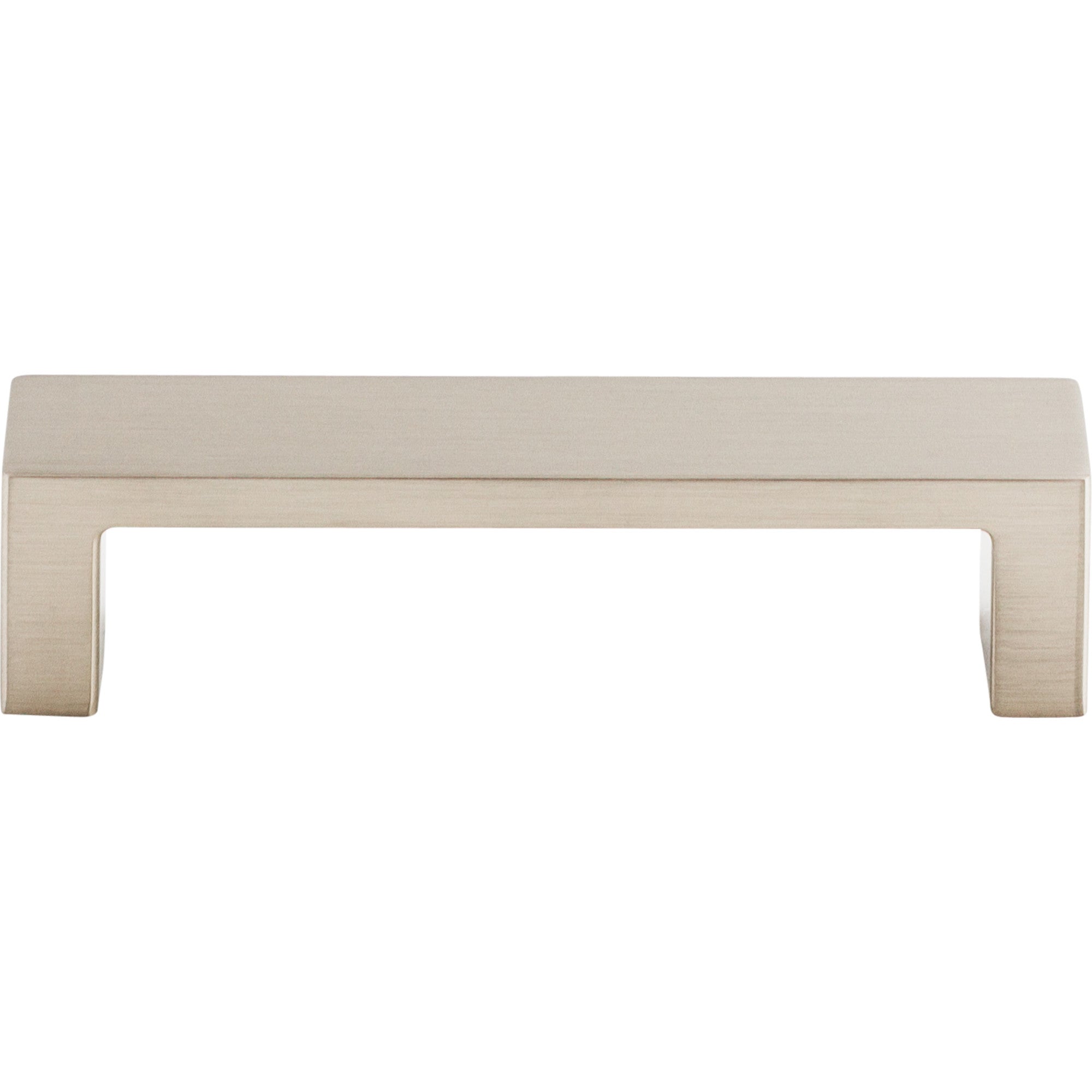 Worldwide Flooring Design Center Modern Metro Pull 3 3/4 Inch (c-c) Brushed Satin Nickel Modern Metro Pull 3 3/4 Inch (c-c) Brushed Satin Nickel Top Knobs Decorative Hardware