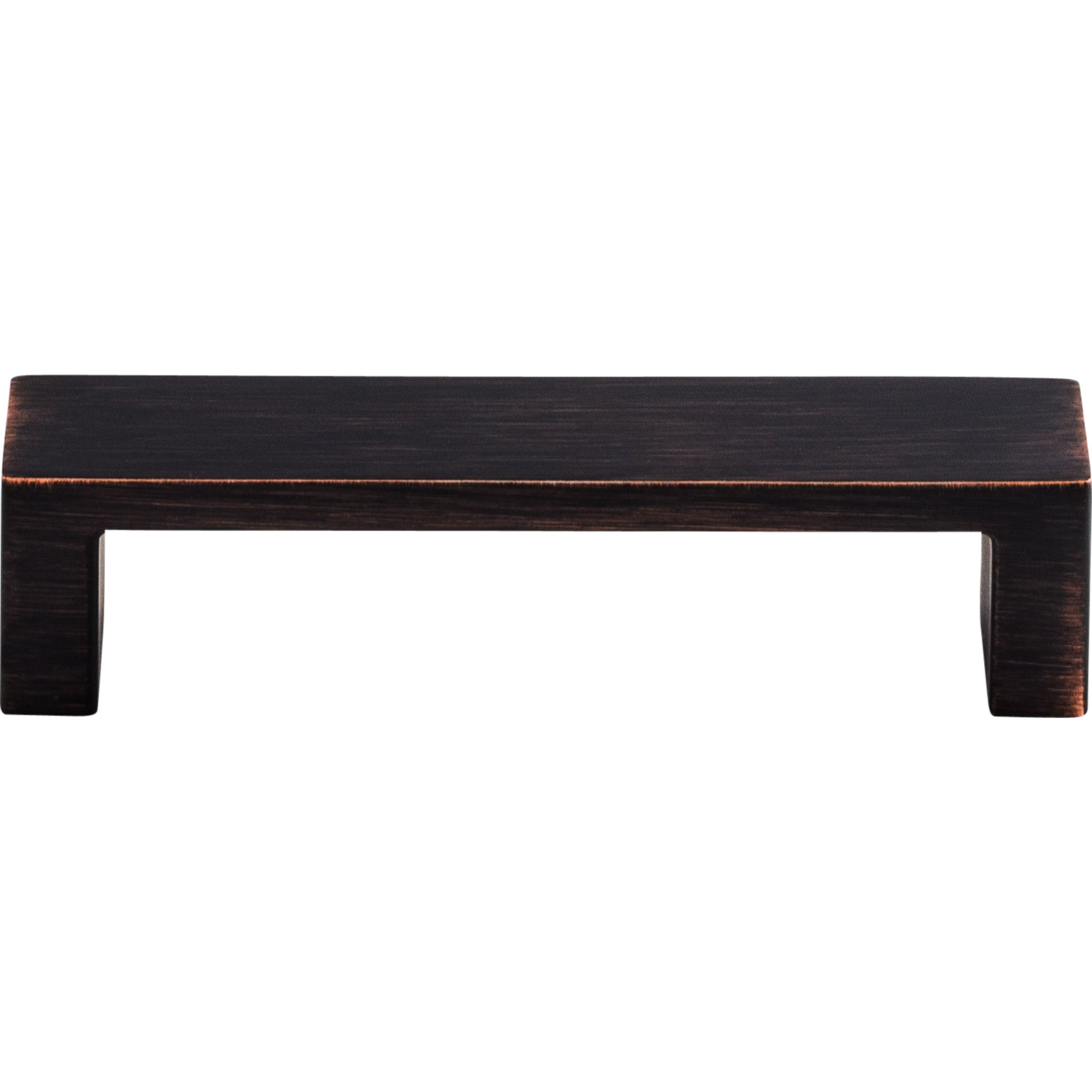 Worldwide Flooring Design Center Modern Metro Pull 3 3/4 Inch (c-c) Tuscan Bronze Modern Metro Pull 3 3/4 Inch (c-c) Tuscan Bronze Top Knobs Decorative Hardware