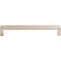 Worldwide Flooring Design Center Modern Metro Pull 7 Inch (c-c) Brushed Satin Nickel Modern Metro Pull 7 Inch (c-c) Brushed Satin Nickel Top Knobs Decorative Hardware
