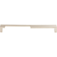 Worldwide Flooring Design Center Modern Metro Notch Pull A 9 Inch (c-c) Brushed Satin Nickel Modern Metro Notch Pull A 9 Inch (c-c) Brushed Satin Nickel Top Knobs Decorative Hardware