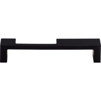 Worldwide Flooring Design Center Modern Metro Notch Pull B 5 Inch (c-c) Flat Black Modern Metro Notch Pull B 5 Inch (c-c) Flat Black Top Knobs Decorative Hardware