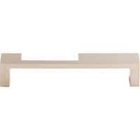 Worldwide Flooring Design Center Modern Metro Notch Pull B 5 Inch (c-c) Brushed Satin Nickel Modern Metro Notch Pull B 5 Inch (c-c) Brushed Satin Nickel Top Knobs Decorative Hardware