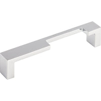 Worldwide Flooring Design Center Modern Metro Notch Pull B 5 Inch (c-c) Polished Chrome Modern Metro Notch Pull B 5 Inch (c-c) Polished Chrome Top Knobs Decorative Hardware
