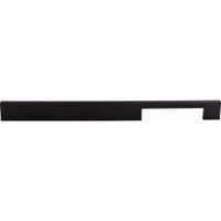 Worldwide Flooring Design Center Linear Pull 12 Inch (c-c) Flat Black Linear Pull 12 Inch (c-c) Flat Black Top Knobs Decorative Hardware