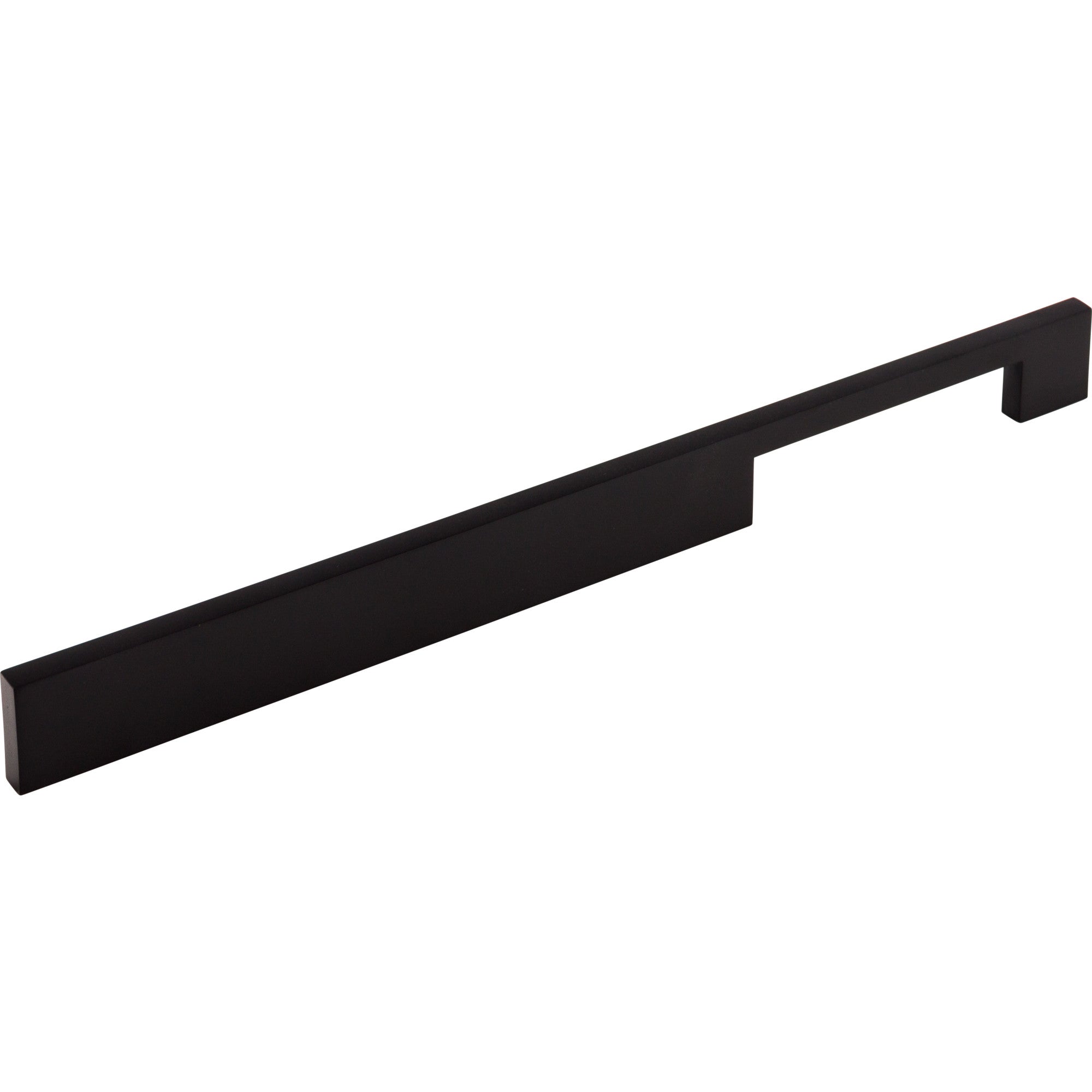 Worldwide Flooring Design Center Linear Pull 12 Inch (c-c) Flat Black Linear Pull 12 Inch (c-c) Flat Black Top Knobs Decorative Hardware