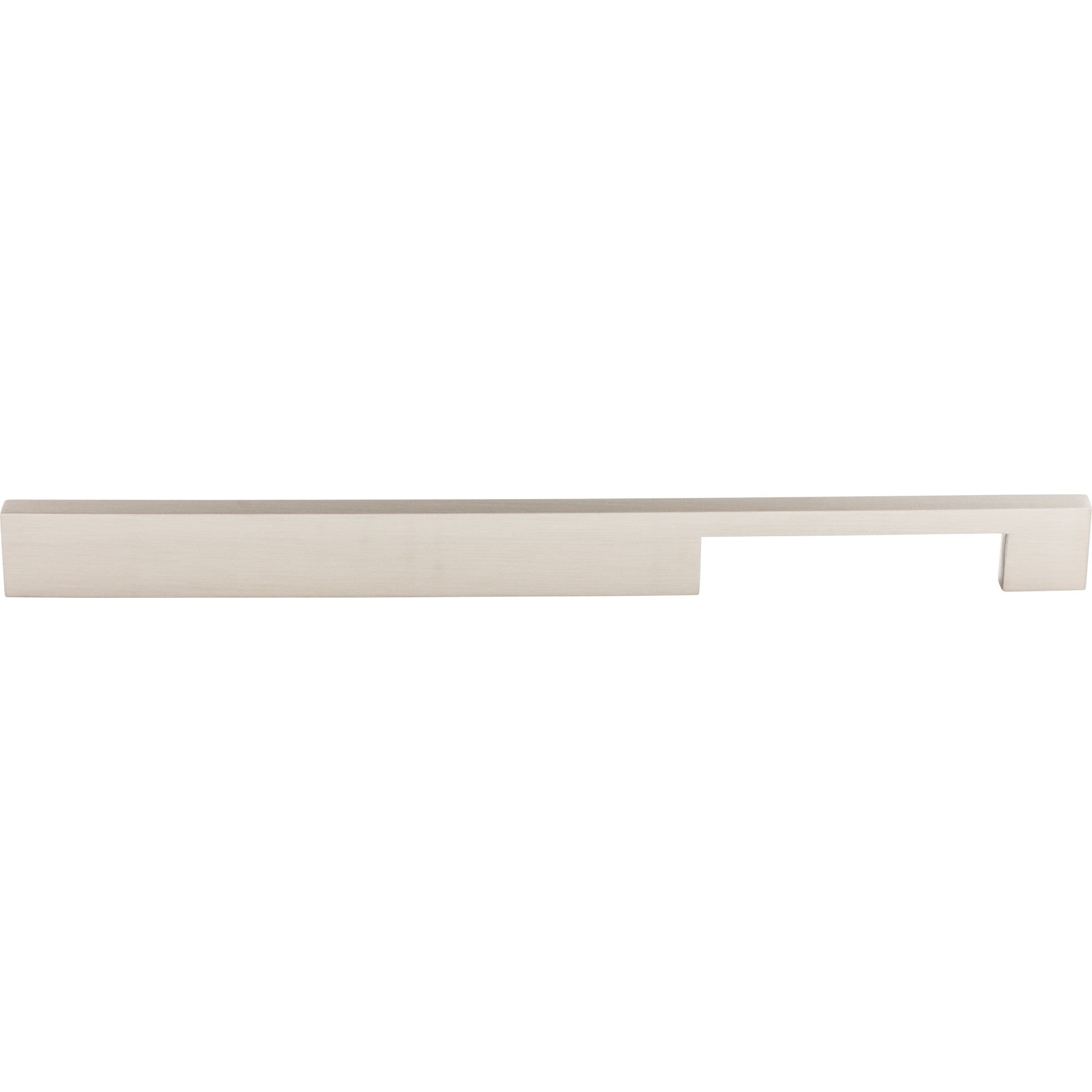Worldwide Flooring Design Center Linear Pull 12 Inch (c-c) Brushed Satin Nickel Linear Pull 12 Inch (c-c) Brushed Satin Nickel Top Knobs Decorative Hardware