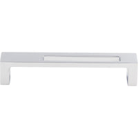 Worldwide Flooring Design Center Modern Metro Slot Pull 5 Inch (c-c) Polished Chrome Modern Metro Slot Pull 5 Inch (c-c) Polished Chrome Top Knobs Decorative Hardware