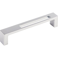 Worldwide Flooring Design Center Modern Metro Slot Pull 5 Inch (c-c) Polished Chrome Modern Metro Slot Pull 5 Inch (c-c) Polished Chrome Top Knobs Decorative Hardware