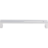 Worldwide Flooring Design Center Modern Metro Slot Pull 7 Inch (c-c) Polished Chrome Modern Metro Slot Pull 7 Inch (c-c) Polished Chrome Top Knobs Decorative Hardware