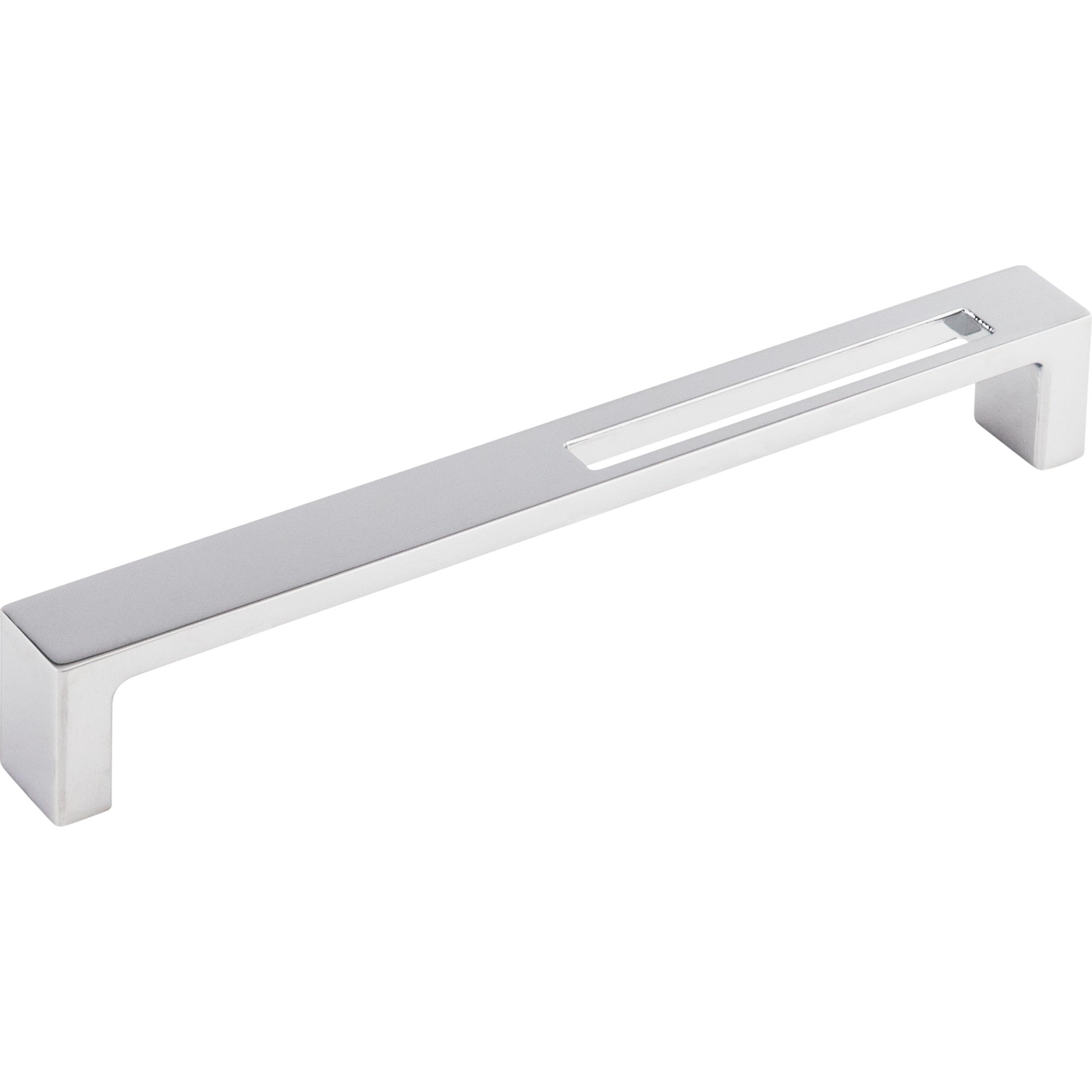 Worldwide Flooring Design Center Modern Metro Slot Pull 7 Inch (c-c) Polished Chrome Modern Metro Slot Pull 7 Inch (c-c) Polished Chrome Top Knobs Decorative Hardware