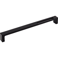 Worldwide Flooring Design Center Modern Metro Slot Pull 9 Inch (c-c) Flat Black Modern Metro Slot Pull 9 Inch (c-c) Flat Black Top Knobs Decorative Hardware