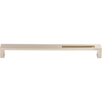 Worldwide Flooring Design Center Modern Metro Slot Pull 9 Inch (c-c) Brushed Satin Nickel Modern Metro Slot Pull 9 Inch (c-c) Brushed Satin Nickel Top Knobs Decorative Hardware