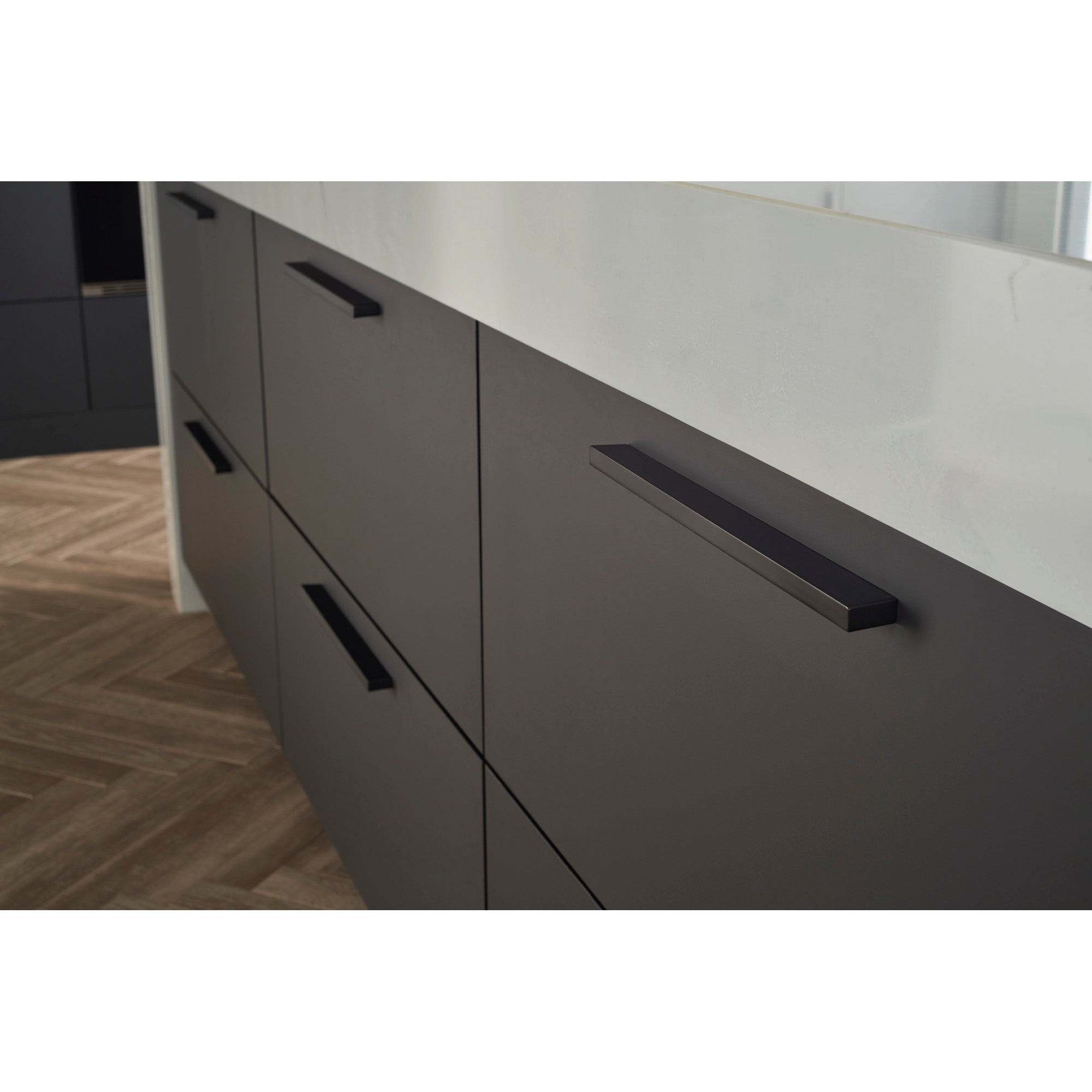 Worldwide Flooring Design Center Modern Metro Tab Pull 2 Inch (c-c) Aluminum Modern Metro Tab Pull 2 Inch (c-c) Aluminum Top Knobs Decorative Hardware