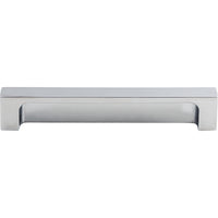 Worldwide Flooring Design Center Modern Metro Tab Pull 5 Inch (c-c) Polished Chrome Modern Metro Tab Pull 5 Inch (c-c) Polished Chrome Top Knobs Decorative Hardware