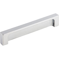 Worldwide Flooring Design Center Modern Metro Tab Pull 5 Inch (c-c) Polished Chrome Modern Metro Tab Pull 5 Inch (c-c) Polished Chrome Top Knobs Decorative Hardware