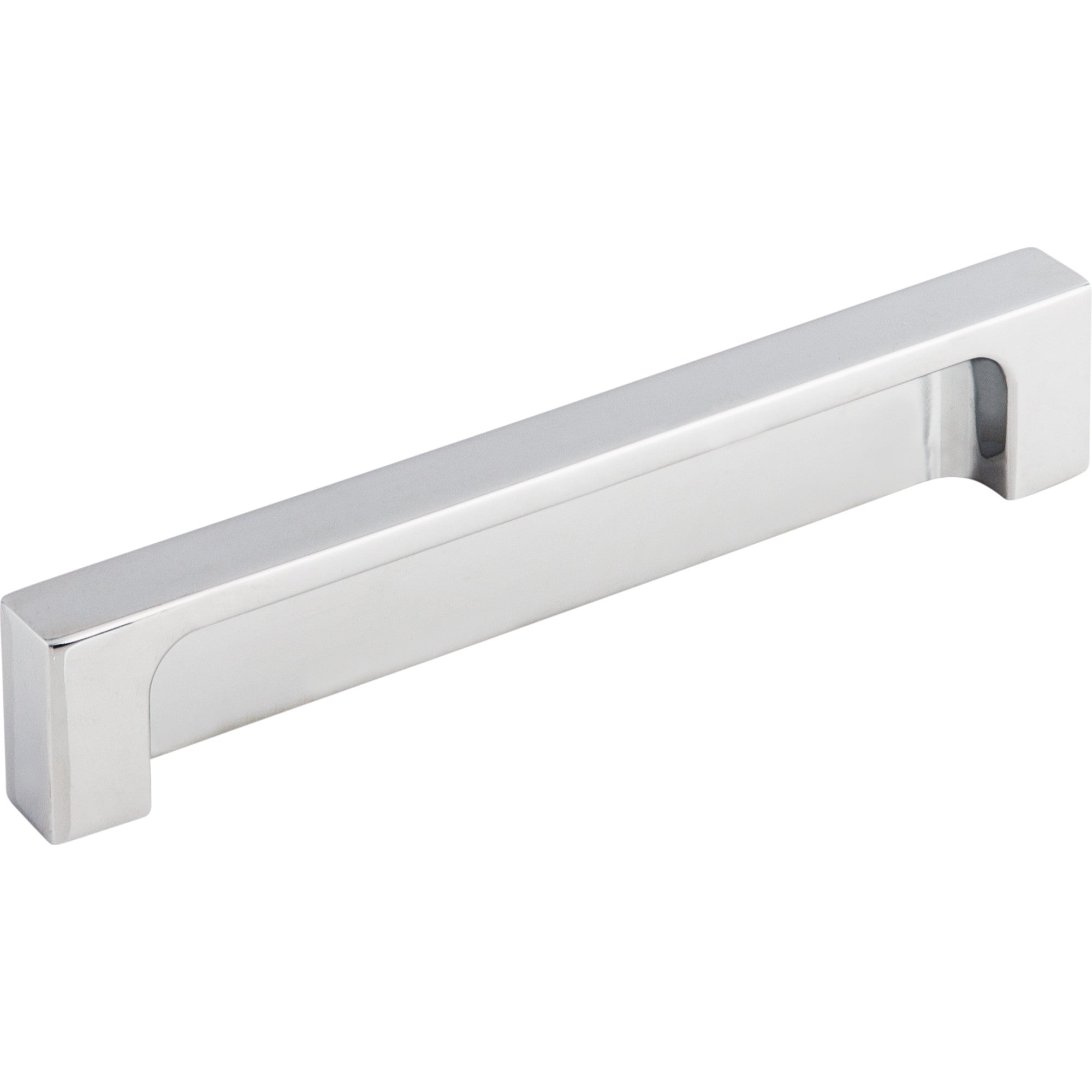 Worldwide Flooring Design Center Modern Metro Tab Pull 5 Inch (c-c) Polished Chrome Modern Metro Tab Pull 5 Inch (c-c) Polished Chrome Top Knobs Decorative Hardware