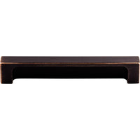 Worldwide Flooring Design Center Modern Metro Tab Pull 5 Inch (c-c) Tuscan Bronze Modern Metro Tab Pull 5 Inch (c-c) Tuscan Bronze Top Knobs Decorative Hardware