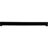 Worldwide Flooring Design Center Modern Metro Tab Pull 12 Inch (c-c) Flat Black Modern Metro Tab Pull 12 Inch (c-c) Flat Black Top Knobs Decorative Hardware