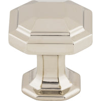 Worldwide Flooring Design Center Emerald Knob 1 1/8 Inch Polished Nickel Emerald Knob 1 1/8 Inch Polished Nickel Top Knobs Decorative Hardware