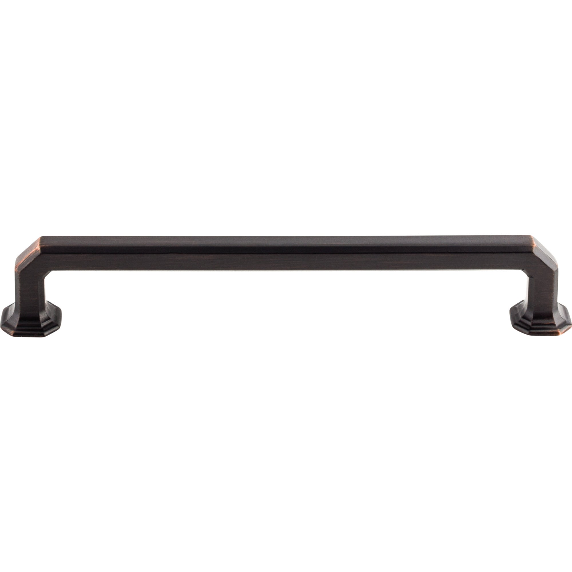 Worldwide Flooring Design Center Emerald Pull 7 Inch (c-c) Tuscan Bronze Emerald Pull 7 Inch (c-c) Tuscan Bronze Top Knobs Decorative Hardware