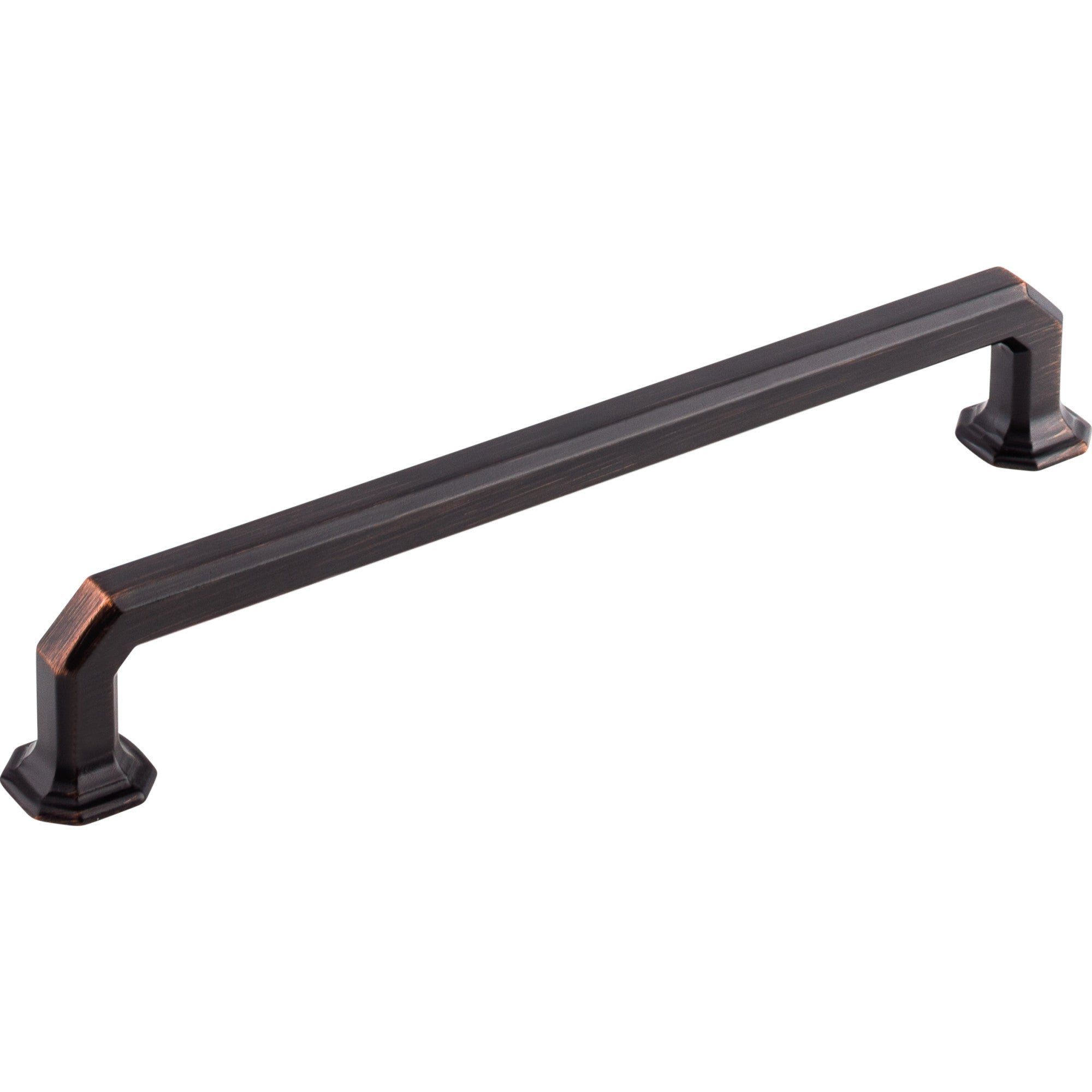 Worldwide Flooring Design Center Emerald Pull 7 Inch (c-c) Tuscan Bronze Emerald Pull 7 Inch (c-c) Tuscan Bronze Top Knobs Decorative Hardware