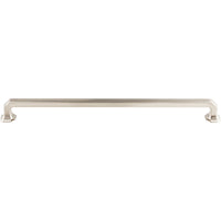 Worldwide Flooring Design Center Emerald Pull 12 Inch (c-c) Brushed Satin Nickel Emerald Pull 12 Inch (c-c) Brushed Satin Nickel Top Knobs Decorative Hardware
