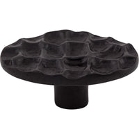 Worldwide Flooring Design Center Cobblestone Oval Knob 2 5/8 Inch Coal Black Cobblestone Oval Knob 2 5/8 Inch Coal Black Top Knobs Decorative Hardware