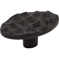 Worldwide Flooring Design Center Cobblestone Oval Knob 2 5/8 Inch Coal Black Cobblestone Oval Knob 2 5/8 Inch Coal Black Top Knobs Decorative Hardware