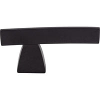 Worldwide Flooring Design Center Arched Knob/Pull 2 1/2 Inch Flat Black Arched Knob/Pull 2 1/2 Inch Flat Black Top Knobs Decorative Hardware
