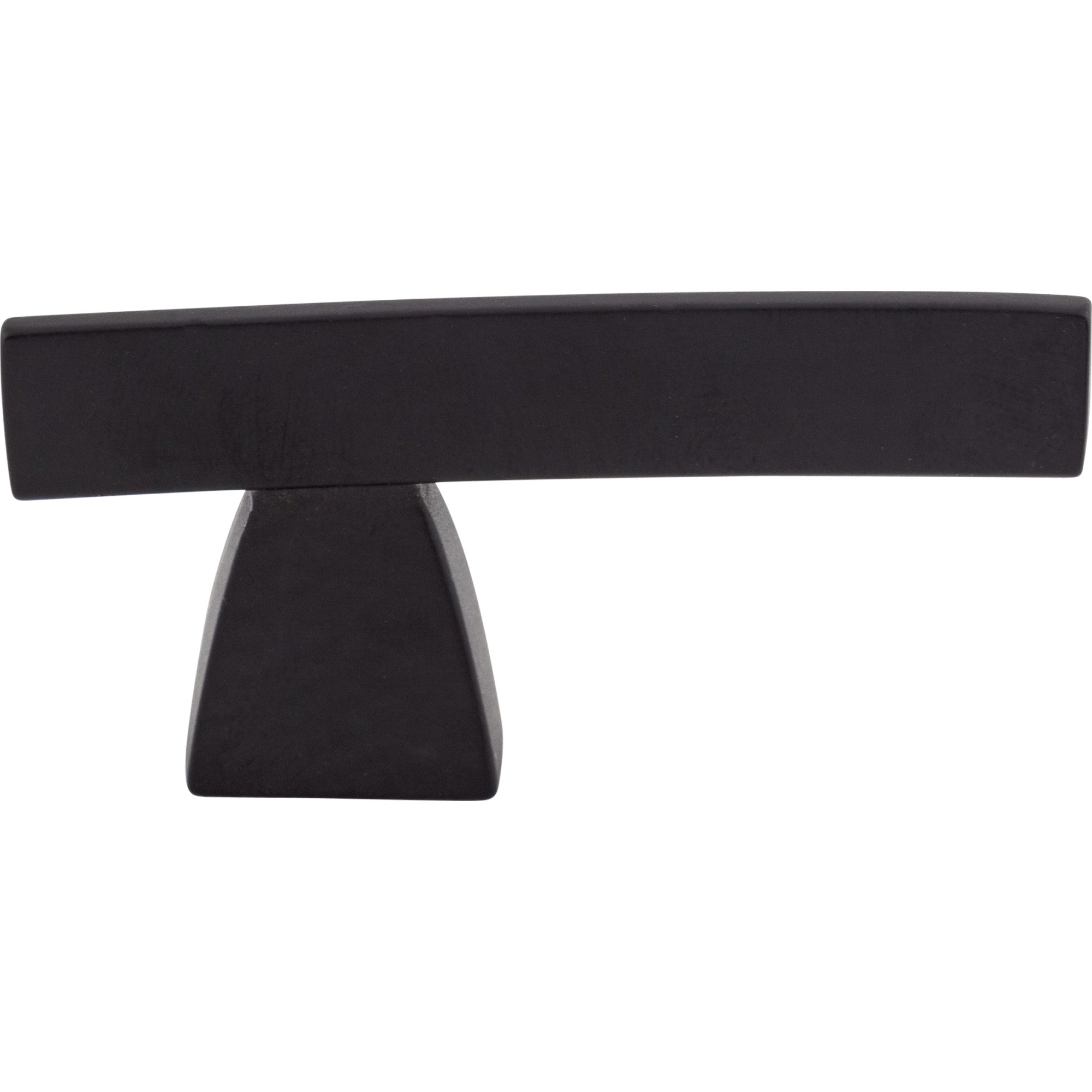 Worldwide Flooring Design Center Arched Knob/Pull 2 1/2 Inch Flat Black Arched Knob/Pull 2 1/2 Inch Flat Black Top Knobs Decorative Hardware