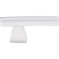 Worldwide Flooring Design Center Arched Knob/Pull 2 1/2 Inch Polished Chrome Arched Knob/Pull 2 1/2 Inch Polished Chrome Top Knobs Decorative Hardware