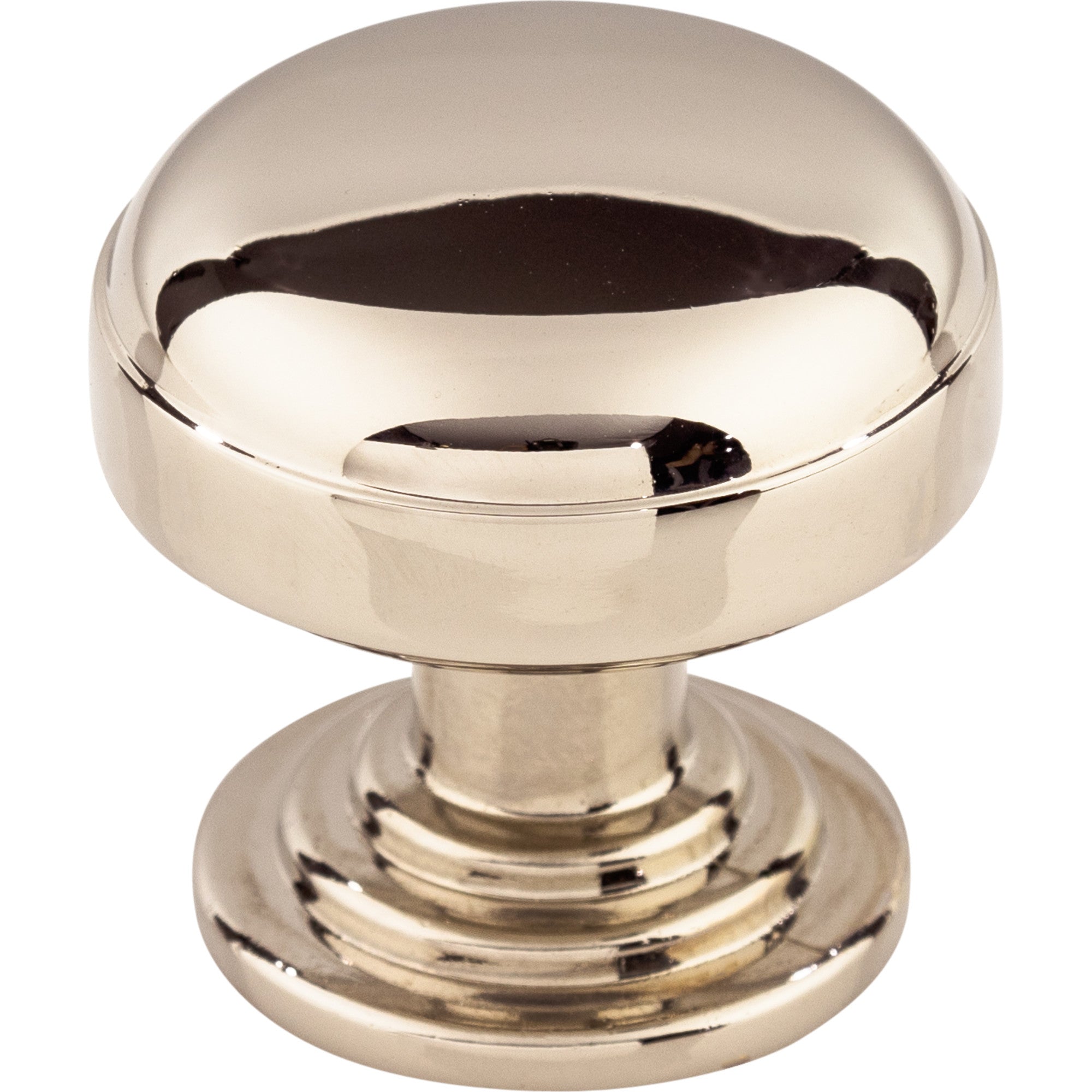 Worldwide Flooring Design Center Ellis Knob 1 1/4 Inch Polished Nickel Ellis Knob 1 1/4 Inch Polished Nickel Top Knobs Decorative Hardware
