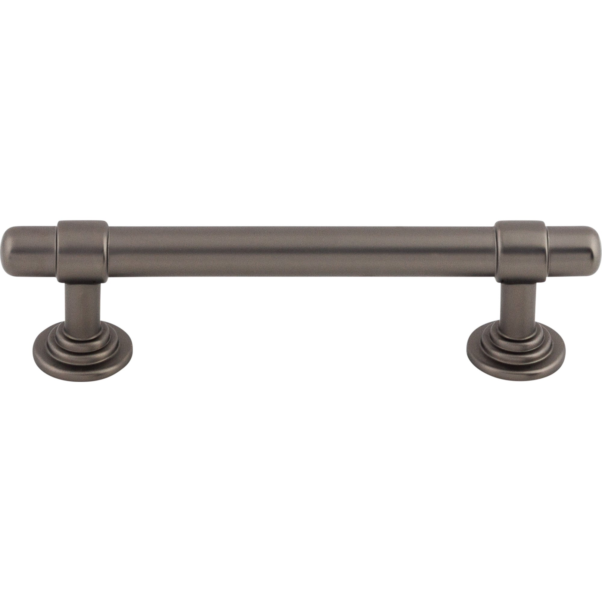 Worldwide Flooring Design Center Ellis Pull 3 3/4 Inch (c-c) Ash Gray Ellis Pull 3 3/4 Inch (c-c) Ash Gray Top Knobs Decorative Hardware