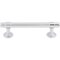 Worldwide Flooring Design Center Ellis Pull 3 3/4 Inch (c-c) Polished Chrome Ellis Pull 3 3/4 Inch (c-c) Polished Chrome Top Knobs Decorative Hardware