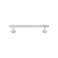 Worldwide Flooring Design Center Ellis Pull 5 1/16 Inch (c-c) Polished Chrome Ellis Pull 5 1/16 Inch (c-c) Polished Chrome Top Knobs Decorative Hardware