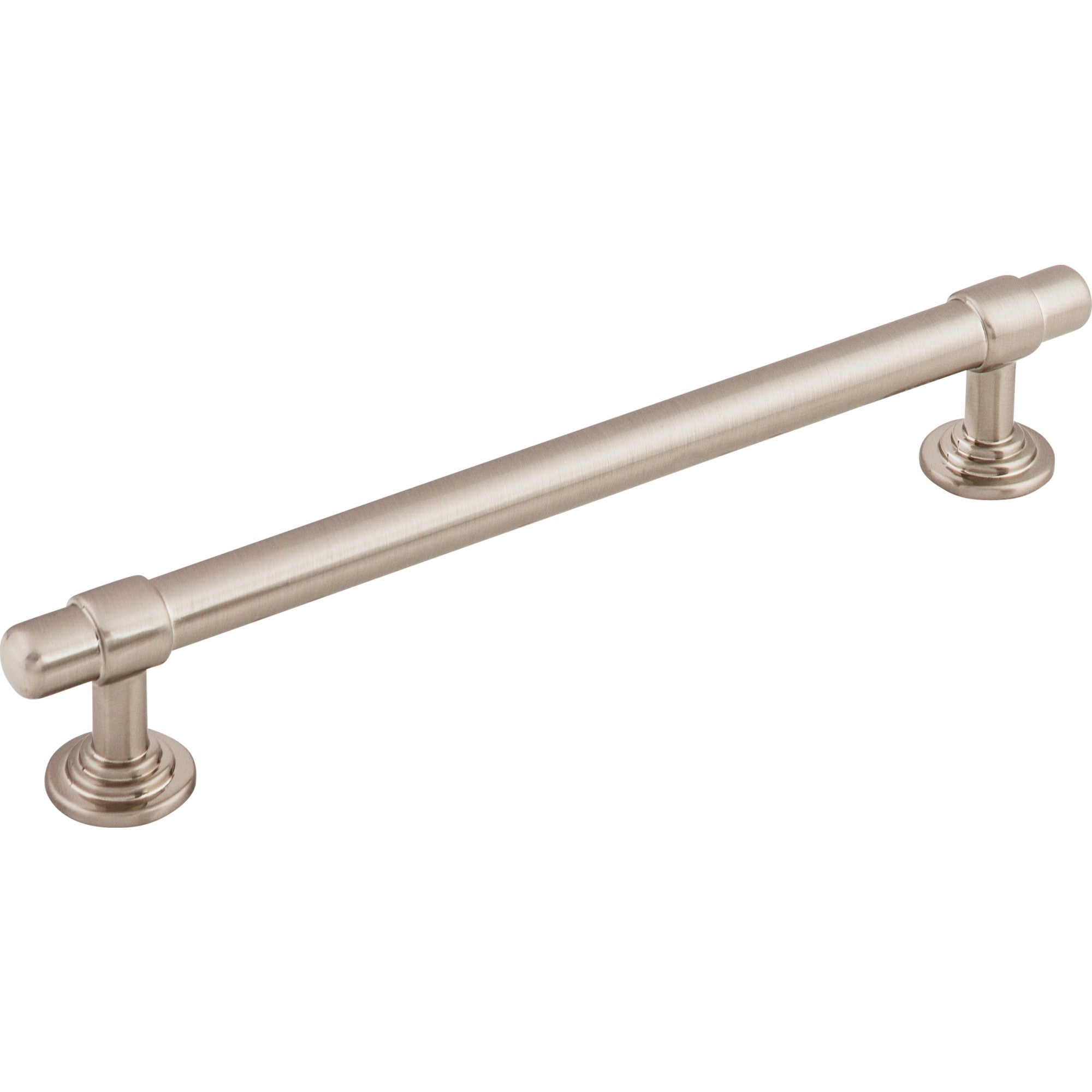 Worldwide Flooring Design Center Ellis Pull 6 5/16 Inch (c-c) Brushed Satin Nickel Ellis Pull 6 5/16 Inch (c-c) Brushed Satin Nickel Top Knobs Decorative Hardware