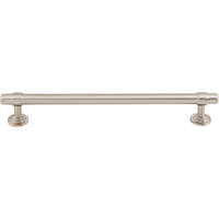 Worldwide Flooring Design Center Ellis Pull 7 9/16 Inch (c-c) Brushed Satin Nickel Ellis Pull 7 9/16 Inch (c-c) Brushed Satin Nickel Top Knobs Decorative Hardware